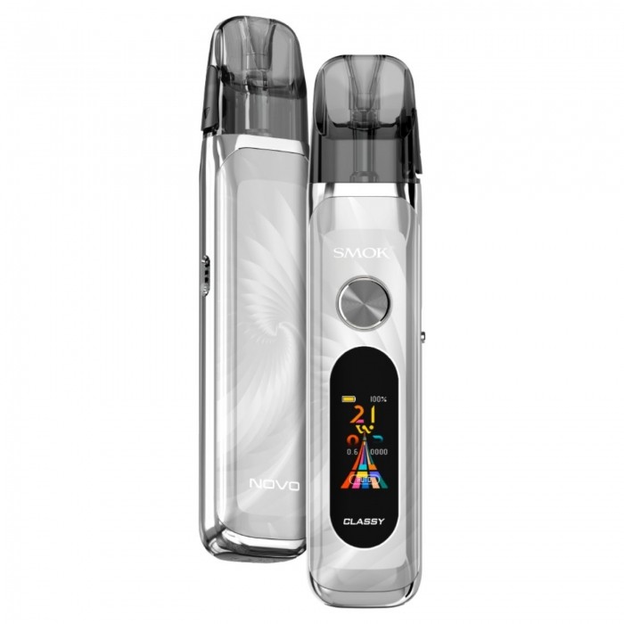 Pod Kit SMOK Novo Classy Silver White.jpg
